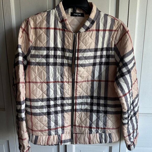 Chic Me light weight full zip jacket Size MED - Picture 5 of 6